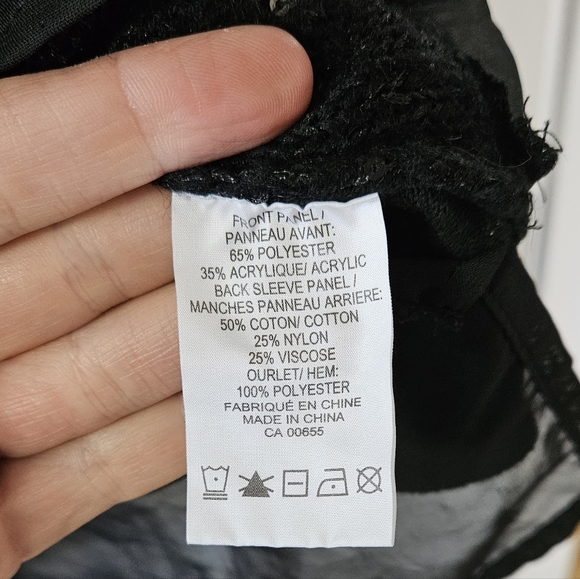 Addition Elle black top with sequence size 2x - Picture 6 of 6